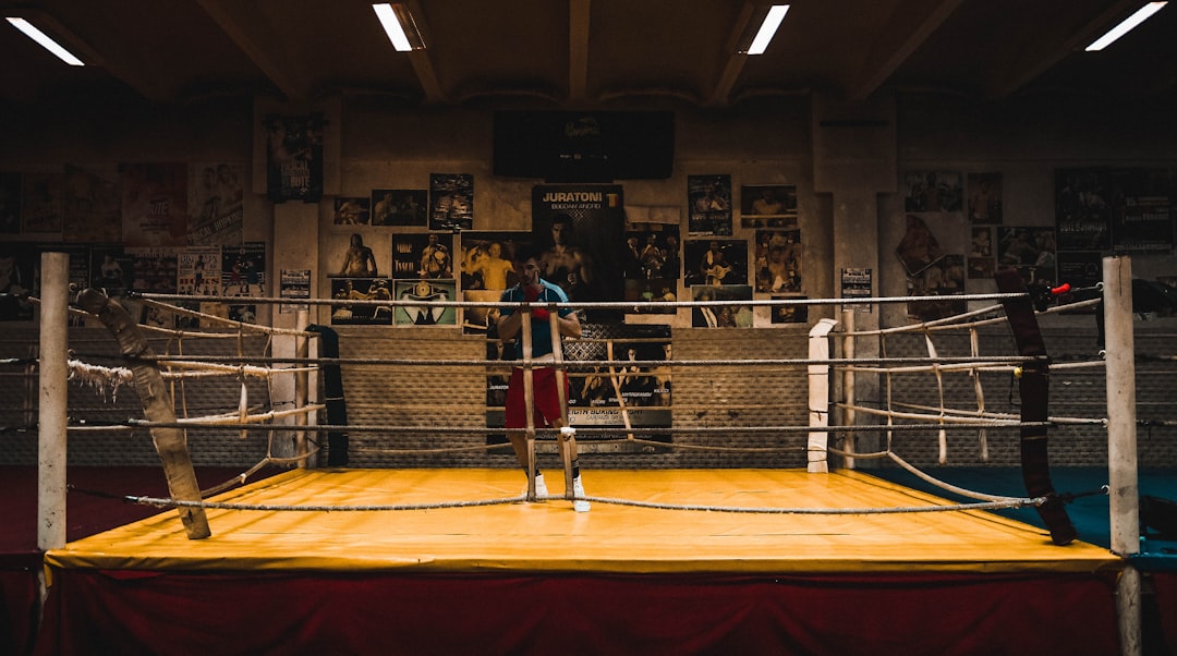 Photo boxing ring